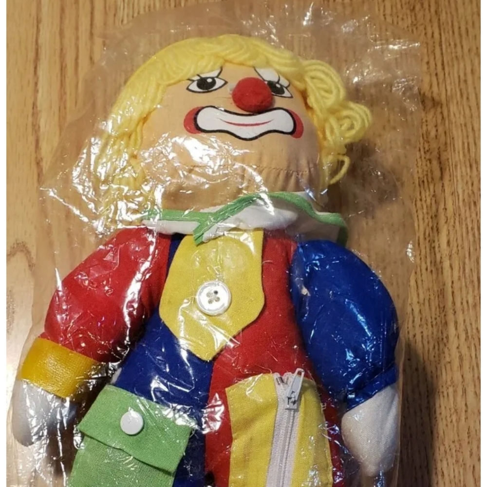 Clown Plush Multi-Color